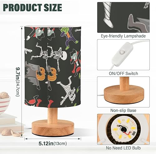 Miniatura 3 de Funny Skeleton Mummy Led Table Lamp Led Desk Light with Plug Table Lamps for Kids Home Homes