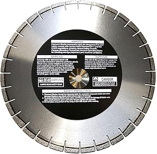24'' x .165 Premium Diamond Blade Hard Bond for Asphalt, Asphalt Over Concrete Roadways up to 45hp Rated for Walk-Behind or self-propelled saws