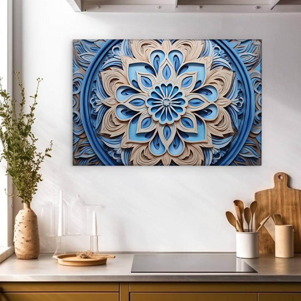 Canvas for Living room. Captivating Bloom: A Study in Sculptural Floral Artistry, 27 x 18 inch Canvas Wall Art - Contemporary Masterpieces - Botanical Home Decor - 69x46 cm (27x18 inch)