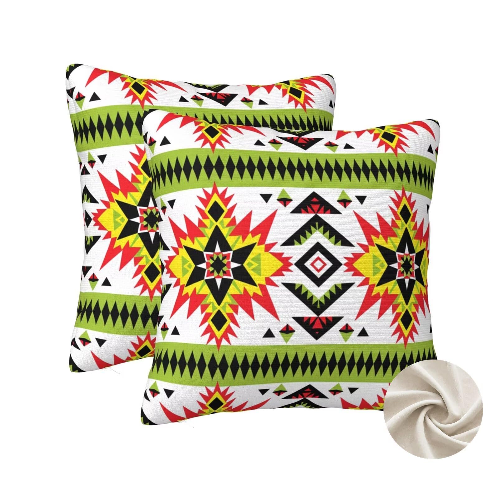 Housses de coussin marocains 60x60 de qualité pour canapé et lit déco