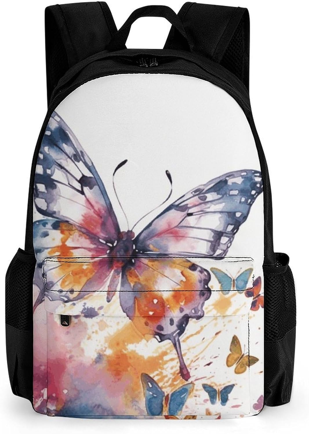 Portable Butterfly Backpack with Front & Side Pockets