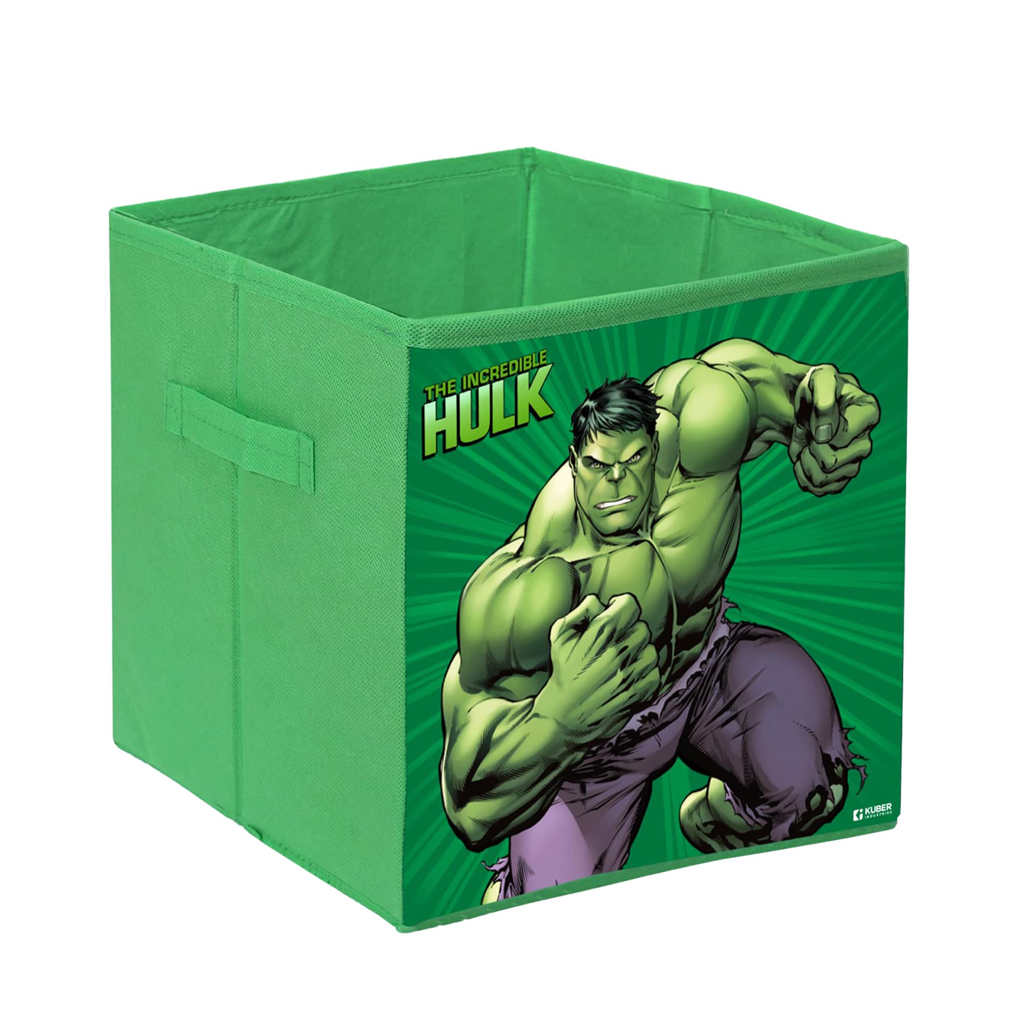 Kuber Industries Collapsible Storage Box | Kids Toys Storage Organizer | Wardrobe Baskets for Clothes | Marvel Hulk Print Foldable Box | Green (B0DDPQR16T) Amazon Price History, Amazon Price Tracker