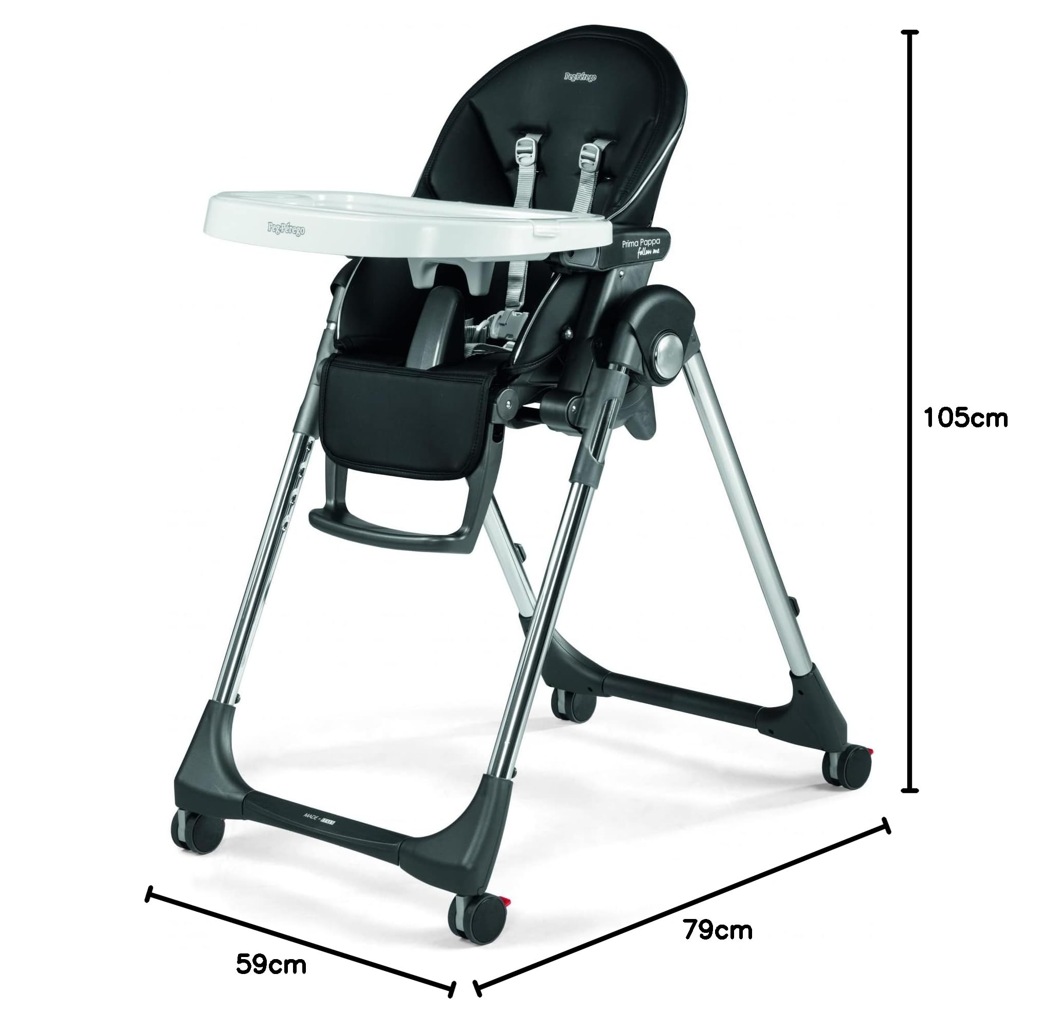 Peg Perego - Prima Pappa Follow Me, Hi-Tech Licorice
