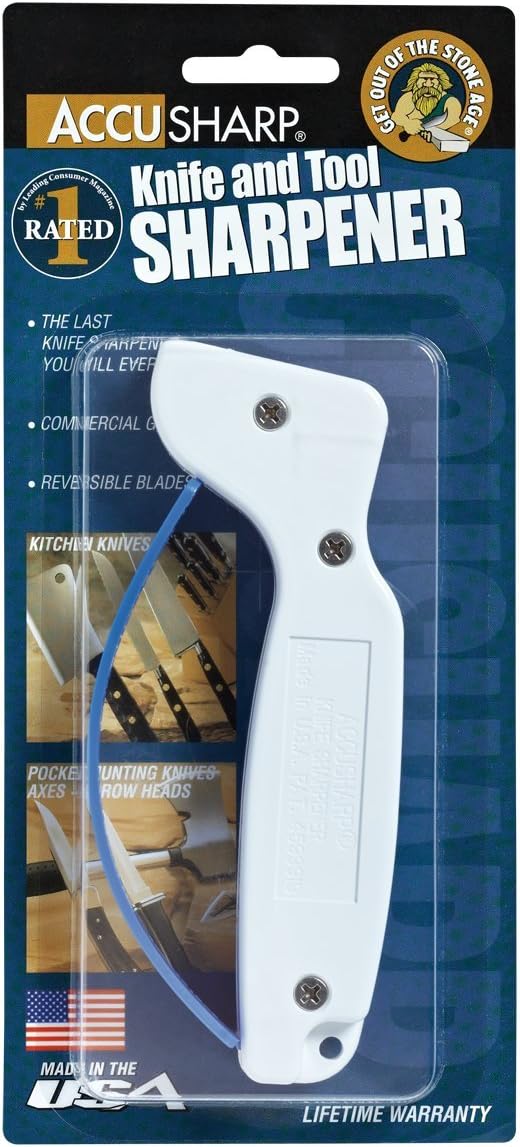 AccuSharp 001C Knife Sharpener & Smith's CCKS 2-Step Knife Sharpener : Beauty & Personal Care