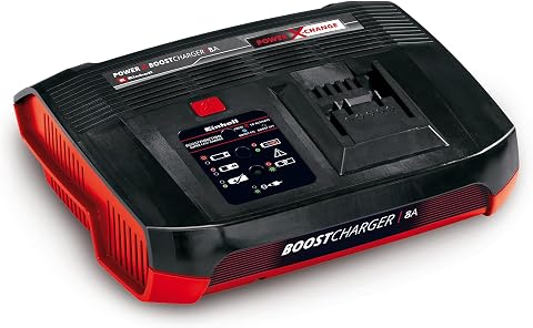Einhell Orijinal 8A Boostcharger PXC 4512155 | 18 V | PXC | 8 A hızlı şarj | şarj yönetimi | yenileme modu | LED gösterge | akü hariç