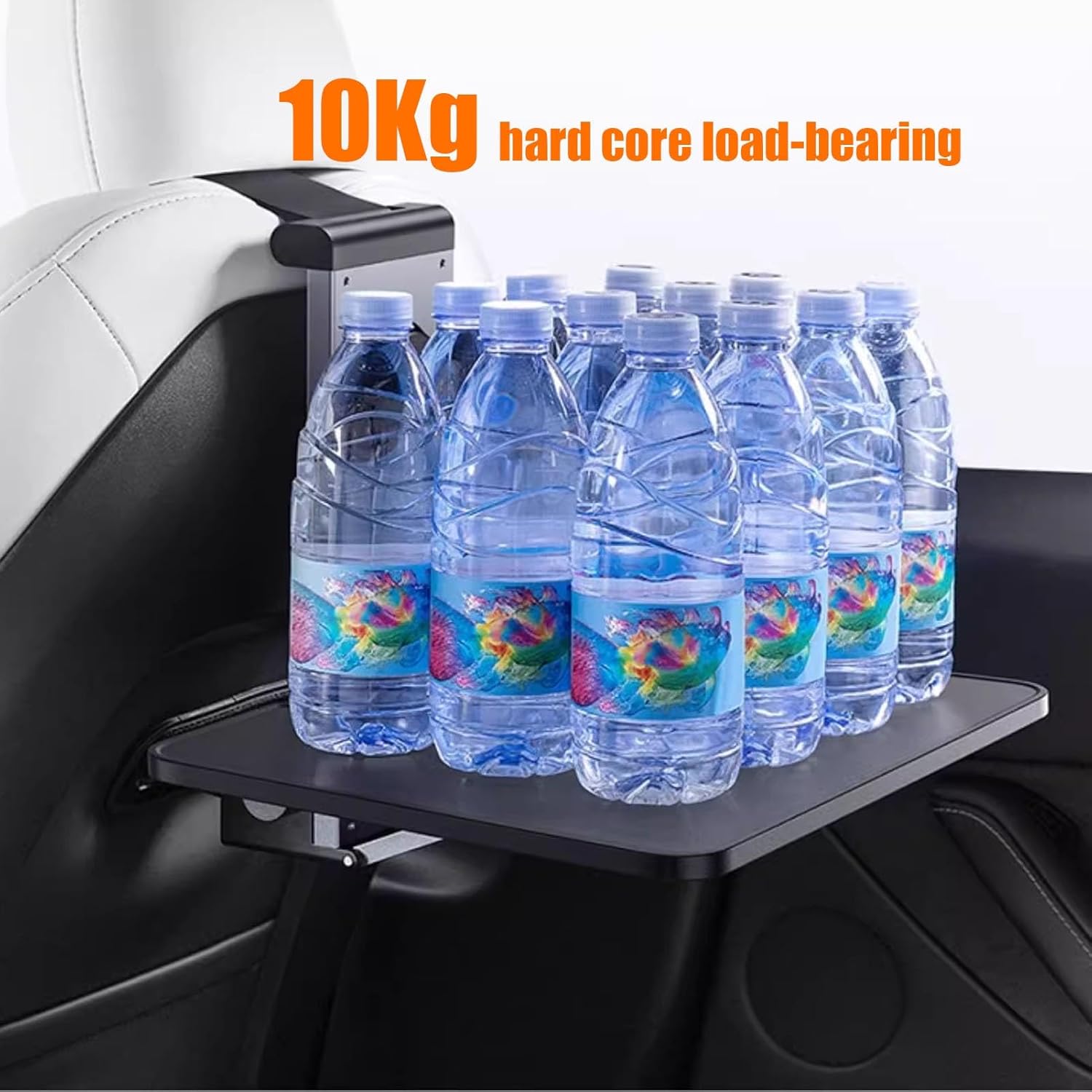 Car Seat Tray Table, Travel Tray RV Tables, Car Seat Tray for Food, RV Dinette Table Multifunctional Folding Desk, with Phone Holder, for Working, Writing, Eating, Traveling