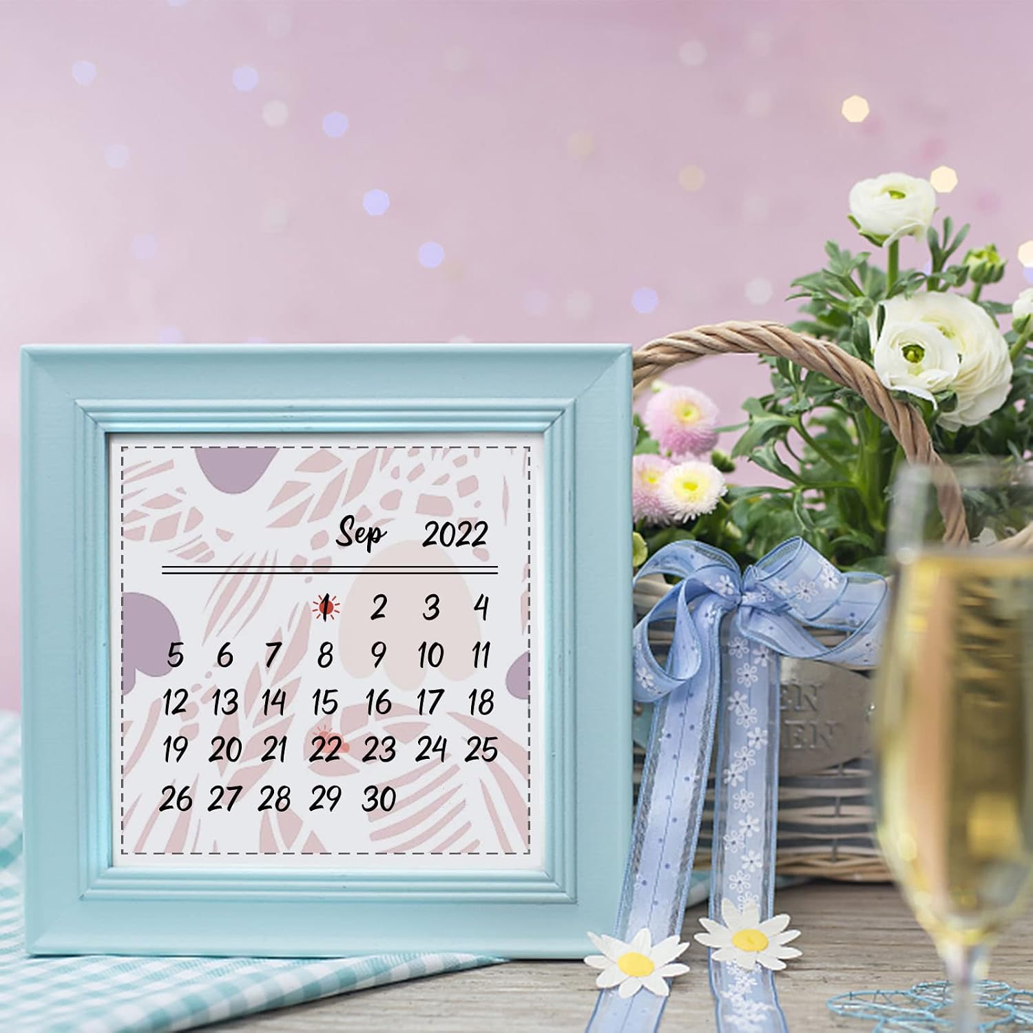 GLOBLELAND Calendar Clear Stamps Weather Signs Silicone Stamps Week Month Transparent Seal Stamps for Card Making Scrapbooking Decoration 8.3x5.8 inch