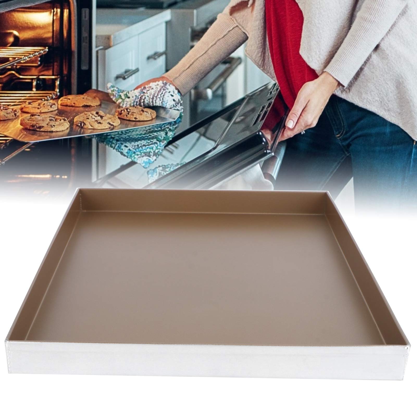 Backblech, Aluminium-Backbleche, antihaftbeschichtete Ofenform, Keksblech, Ofenblech für die Küche zu Hause