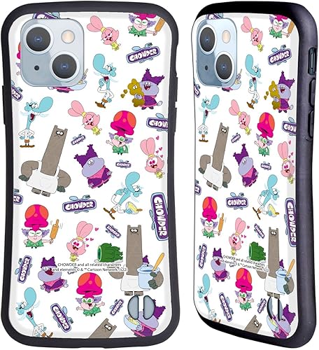Miniatura 10 de Head Case Designs Officially Licensed Chowder: Animated Series Full Face Graphics Hybrid Case Compatible with Apple iPhone 14 Full Face,Character