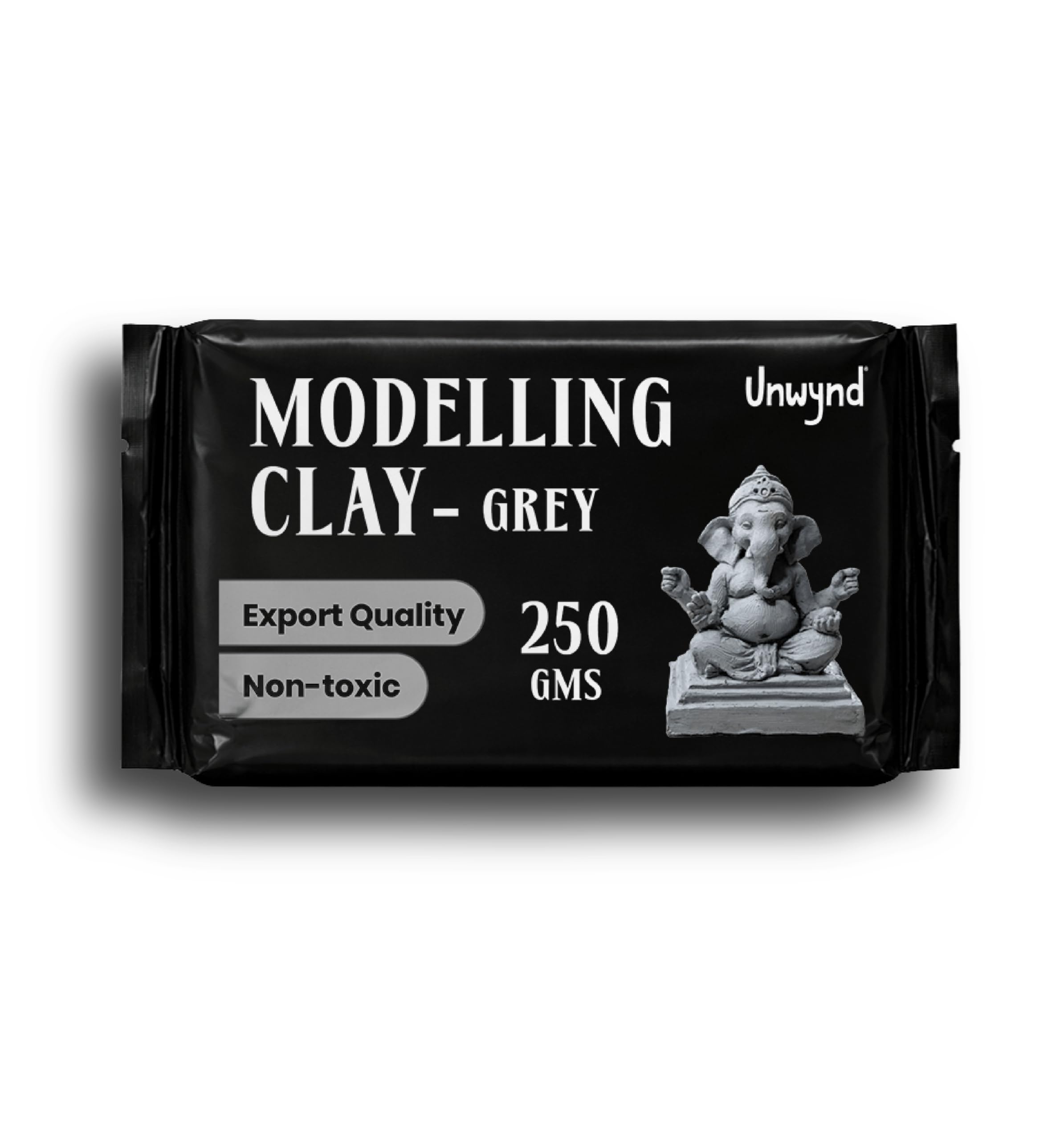 250gms Modelling Clay Grey - Ideal for Making Models, prototypes, or 3D Artwork-image-13