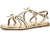 Janie and Jack Gold Bow Sandals (Toddler/Little Kid/Big Kid) - Pair View