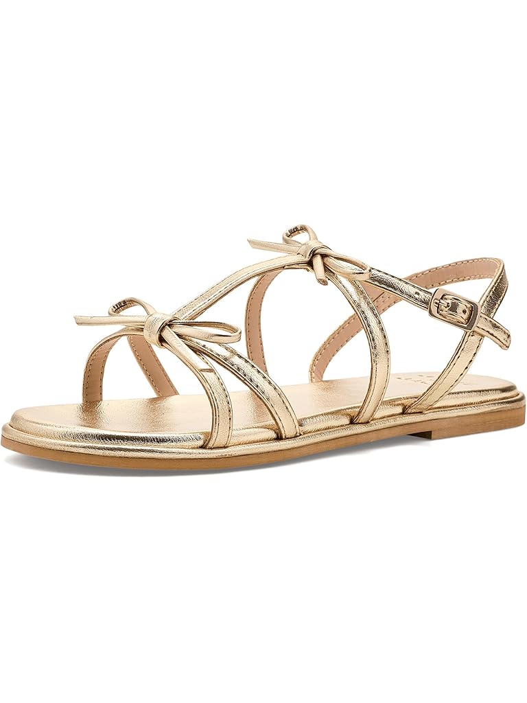 Gold Janie and Jack Gold Bow Sandals (Toddler/Little Kid/Big Kid)