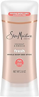 SheaMoisture Whole Body Deodorant Stick 72h Odor Control Fresh Aluminum Free 2.6 oz