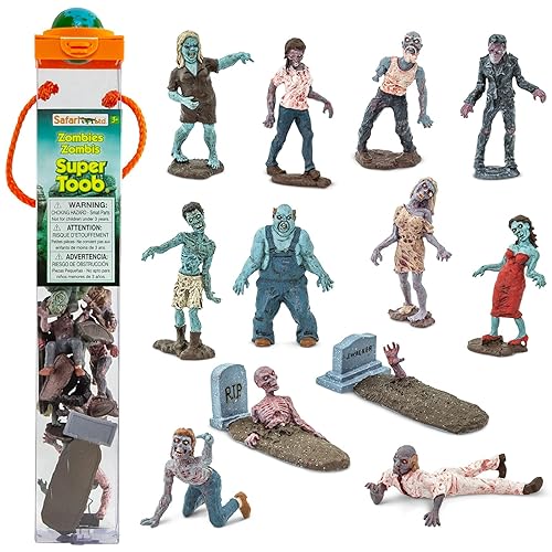 Mini plastic halloween zombie toys
