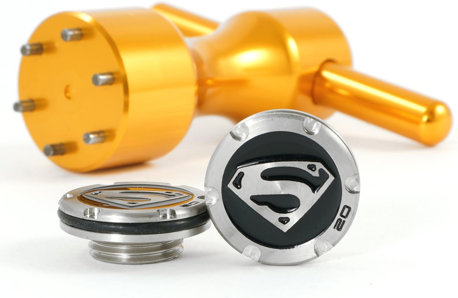 19th Hole Custom Shop 2 x 20g Black Deluxe Tour Style Weights Wrench for Scotty Cameron Fastback, Squareback and Roundback Putters, Superman