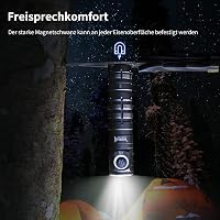 WUBEN D1 Mini LED Zseblámpa, 1100 Lumen, IP68 Vízálló, USB-C Tölthető, Mágneses, 6 Fénymód, Túrázáshoz, Kempingezéshez 4