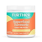 Further Food Superfood Turmeric Root Powder - Maximum Absorption, Natural Immune Booster, Golden Milk Blend, Sugar Free, Keto, Vegan, Non-GMO, 2.12 Oz