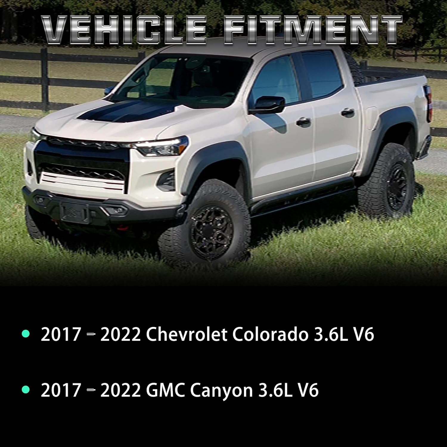 168344 AC Compressor with Clutch, Fit for 2017-2022 Chevy Colorado 3.6L, 2017-2022 GMC Canyon 3.6L Replace CO-11485C, 84027575