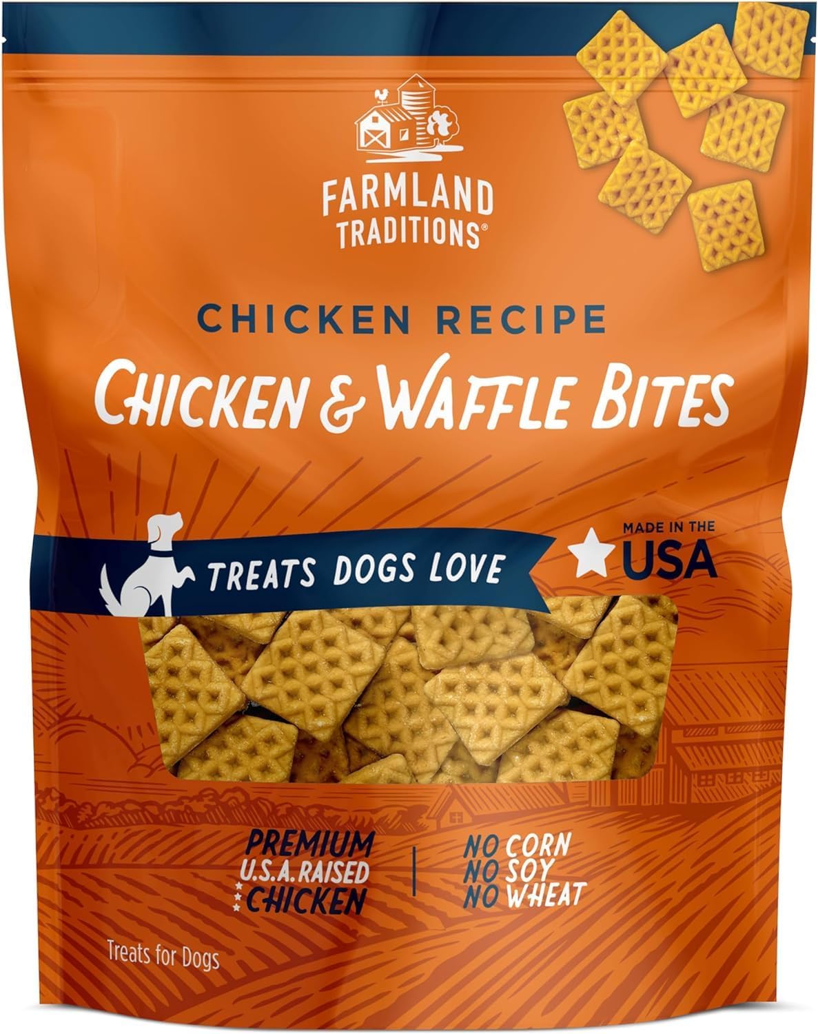 Farmland Traditions USA Made Chicken and Waffle Bites (40