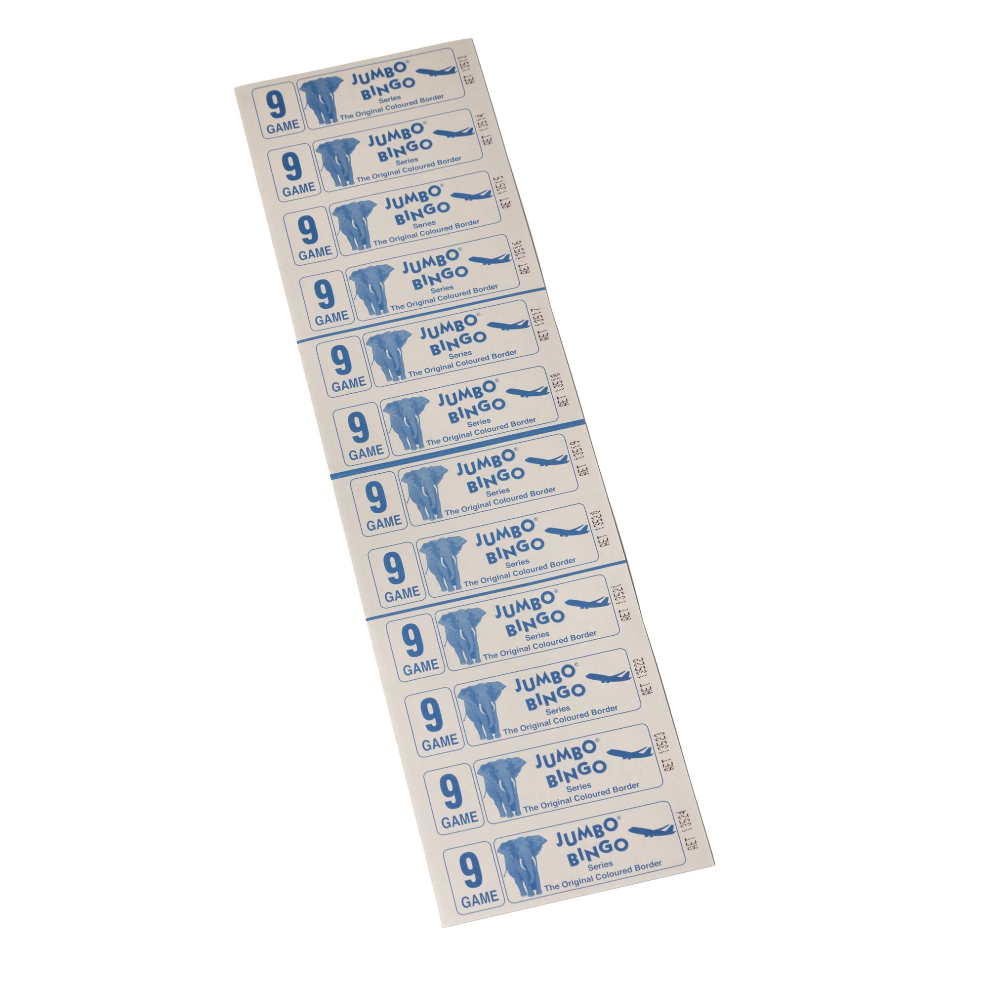 6000 9 PAGE GAME BINGO JUMBO BRANDED TICKETS 12 TO VIEW BOOKS - 12 TV