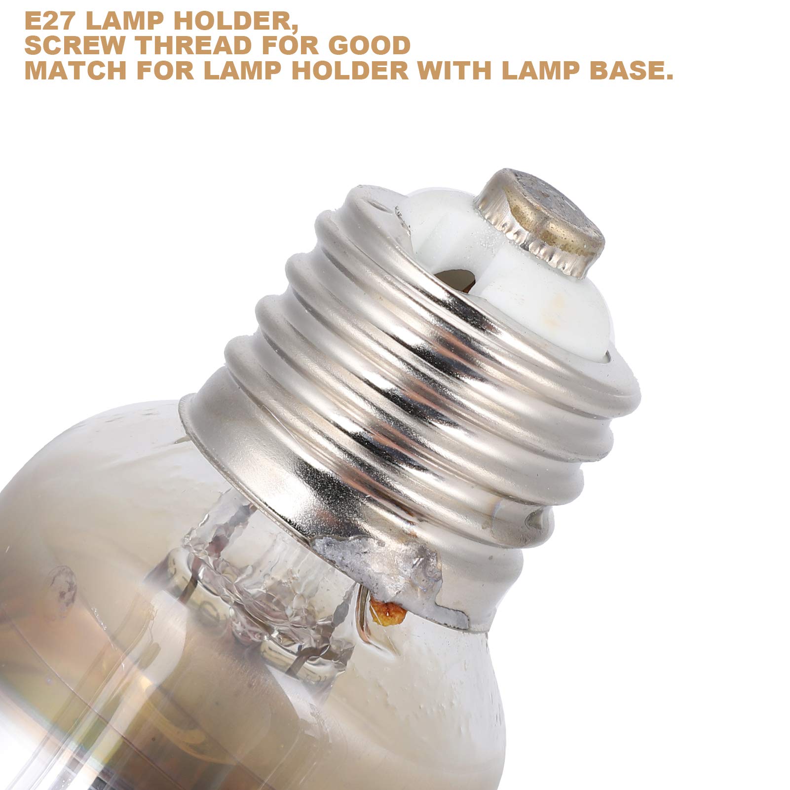Rettile Lampadina Termica, E27 100 W Rettile UVA Lampada UVB Rettile Lampada a Luce Solare a Spettro Completo Lampadina a emettitore di Calore a Spettro Completo 220-240 V