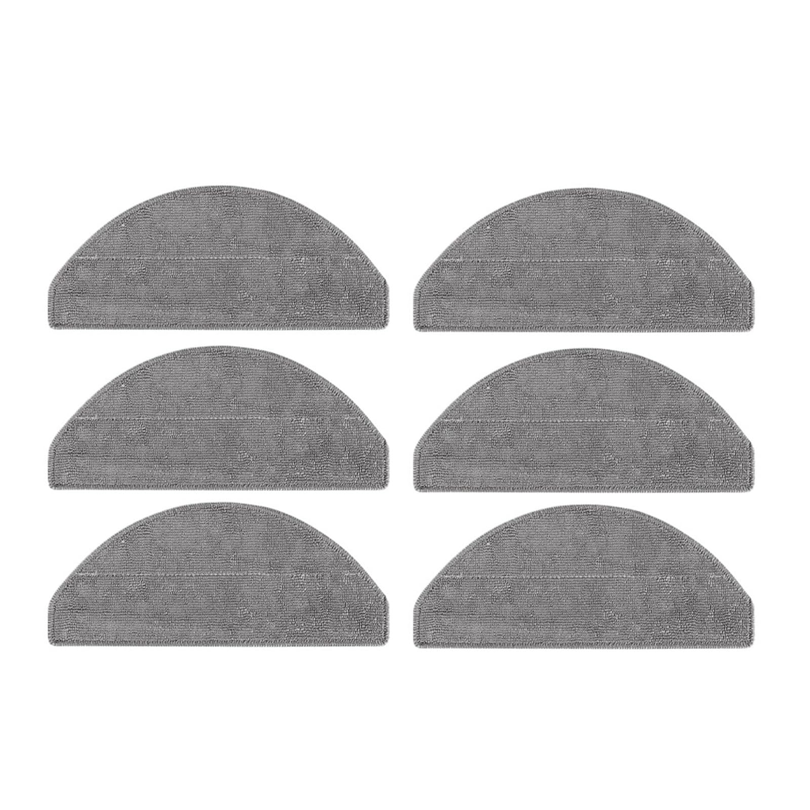 Vividcrate Mop Cloths Parts,Compatible For Roborock,Q7 M5 Q7 L5 Q7B TF Sweeper Robot Vacuum Cleaner Attachments Mop Pads Consumables(6pcs)