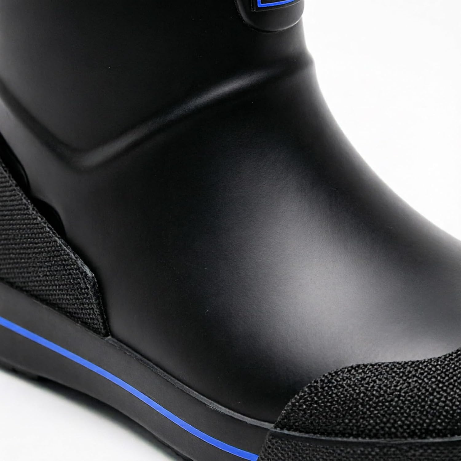 Mens Fashionable Ankle Rain Boots All Season Work Waterproof Slip Resistant Fishing