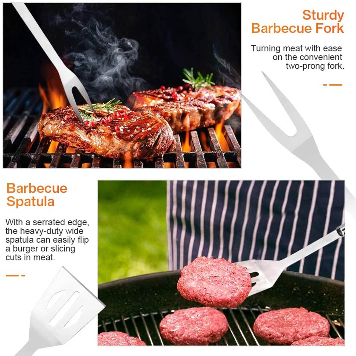 Amazon.co.jp: バーベキューツールセット BBQ 調理器具 20点セット