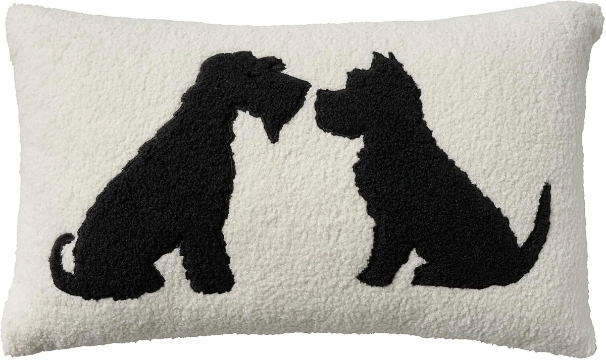 Pet Pillows & Access Interior Negro 12" x 21" Cojín