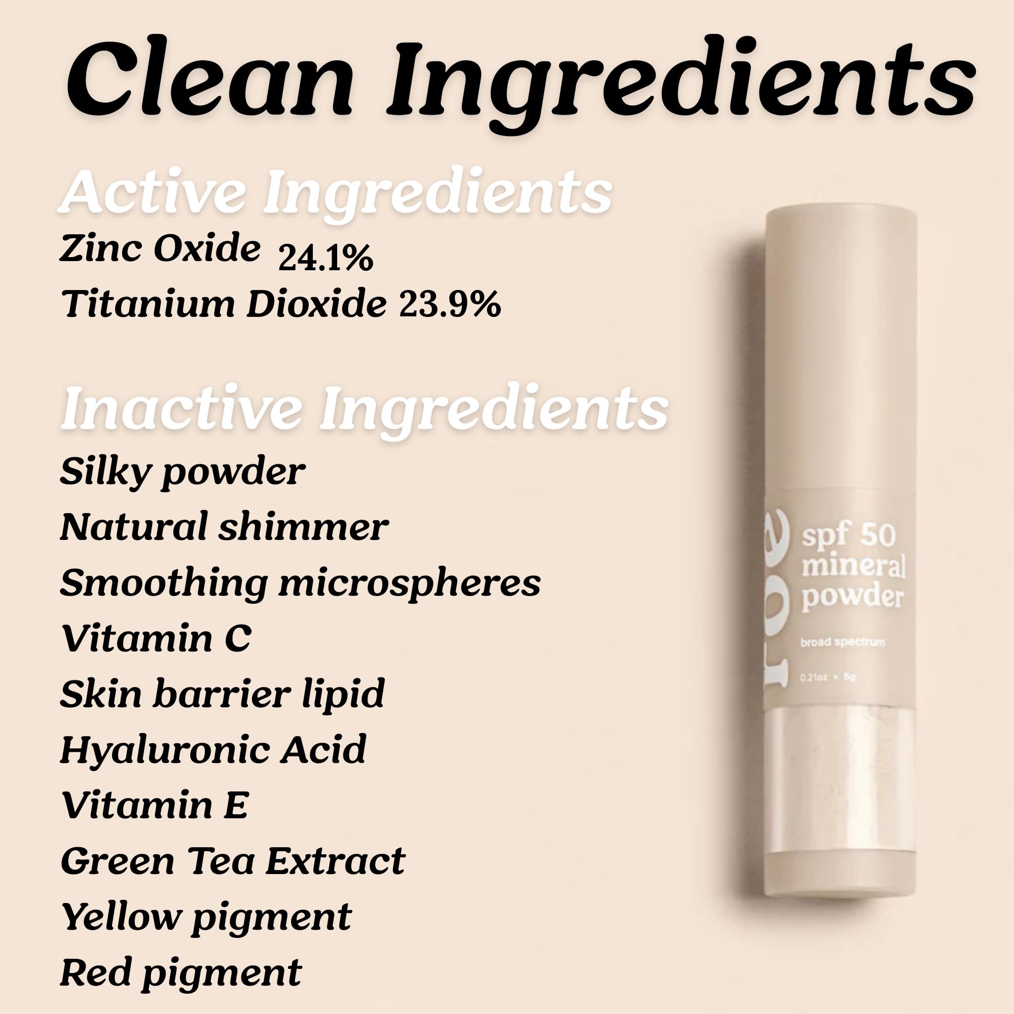 Roe Wellness Mineralny proszek przeciwsłoneczny z pędzlem SPF 50 dla dzieci, odpowiedni dla klifów, łatwy do nałożenia dla dzieci, niemowląt i rodziców