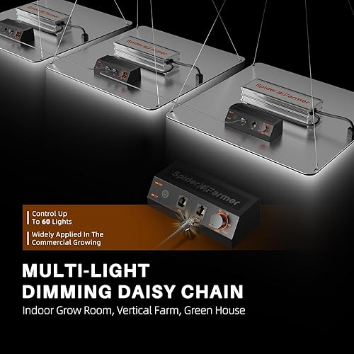 Miniatura 27 de SPIDER FARMER SF7000, diodos Samsung LM301B Led Grow Light, luz de crecimiento de plantas de espectro completo, 650 W regulable y de alta eficiencia