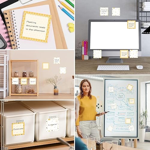 Miniatura 6 de 18 notas adhesivas de abeja, notas adhesivas de abeja, blocs de notas autoadhesivas para escuela, oficina, hogar, suministros para estudiantes,