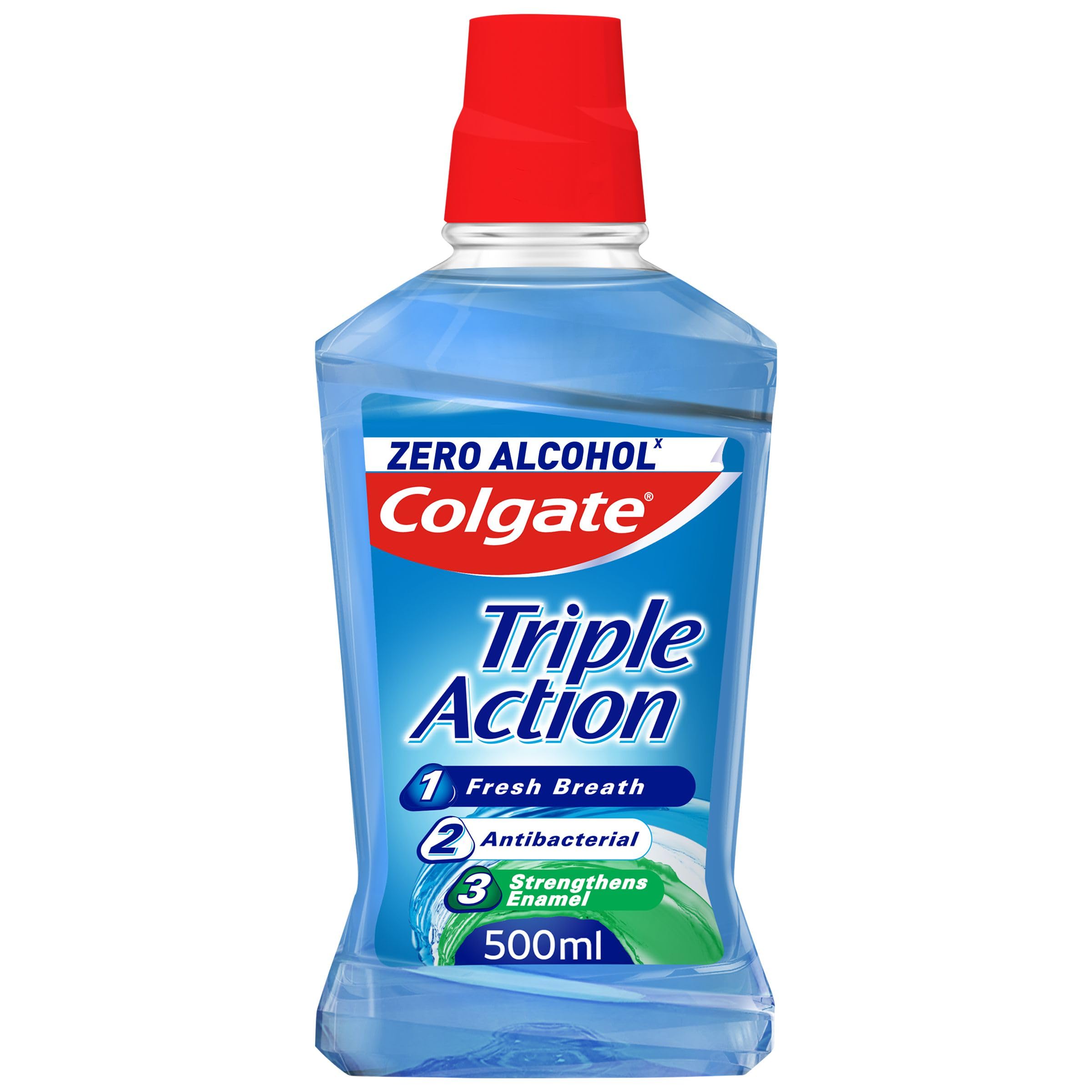 Colgate Triple Action Zero Alcohol Mouth Rinse 500Ml Lloyds Pharmacy