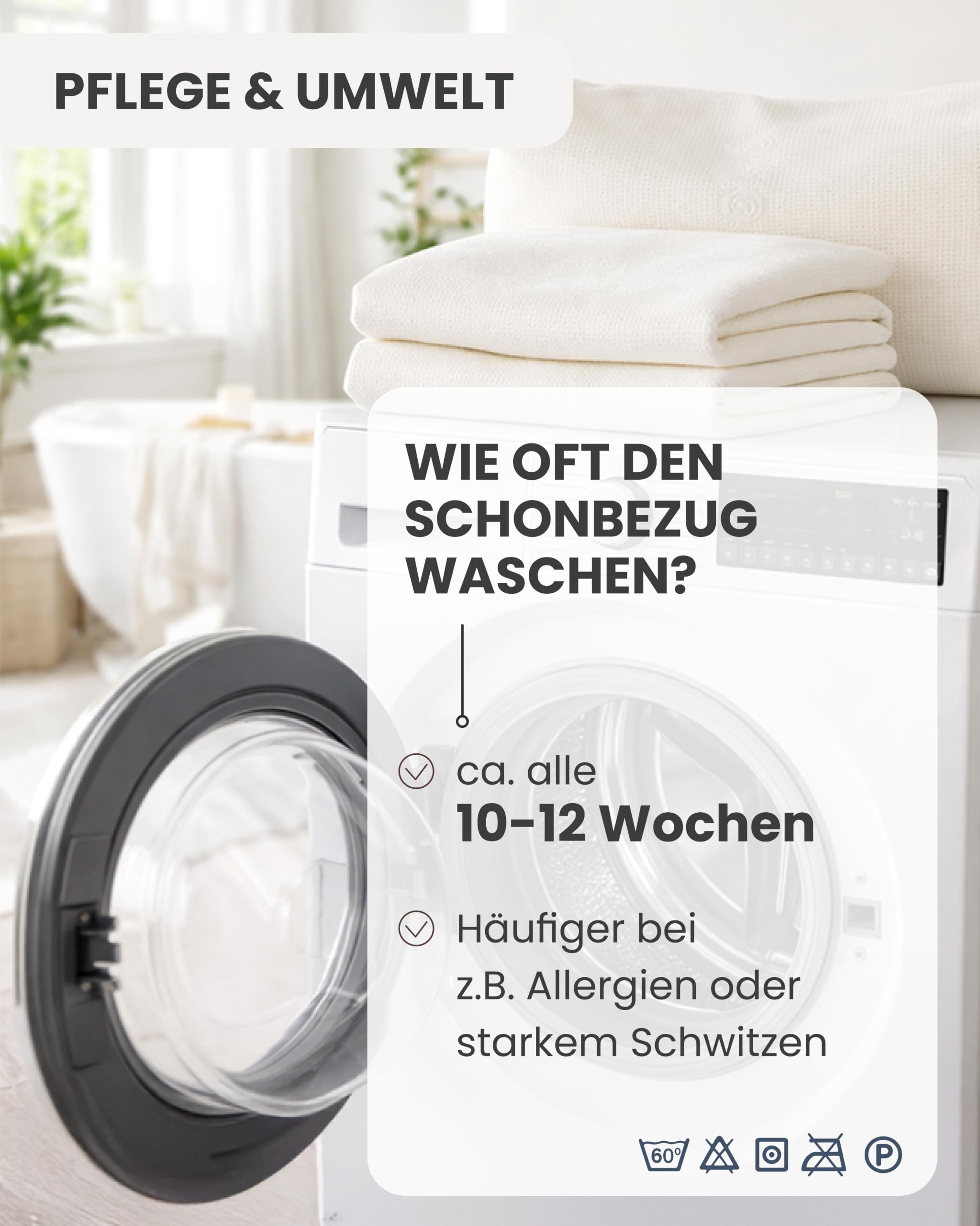 Bella Donna Matratzenschoner Clima für Matratzen 90/190-100/220 cm Weiss