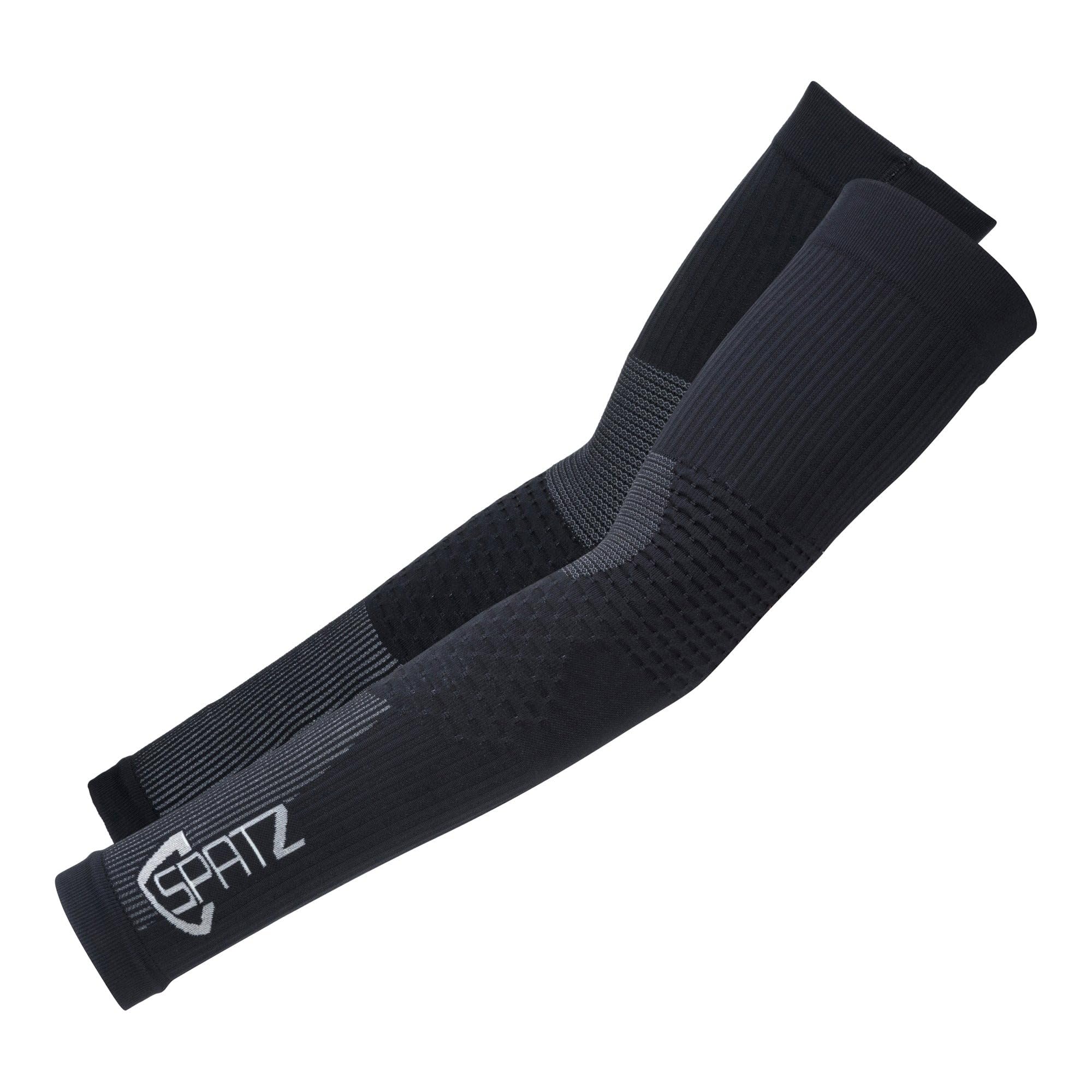 SPATZWEAR BURNR 4-Season Arm Warmers – Seamless, Thermal & Moisture-Wicking, Silicone Grippers, Aerodynamic Cycling Gear (Black, M)