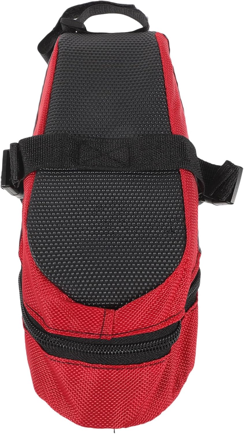 Mountain Bike Seat Pouch Saddle Bag under Seat Storage Zipper Large Capacity Cycling Backseat Pack for Outdoor Riding Equipment