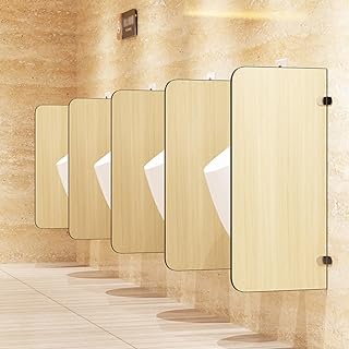 Orinal para hombre, montaje en pared, para hotel, escuelas, centros comerciales, color amarillo, 90 x 40 cm (2 unidades)