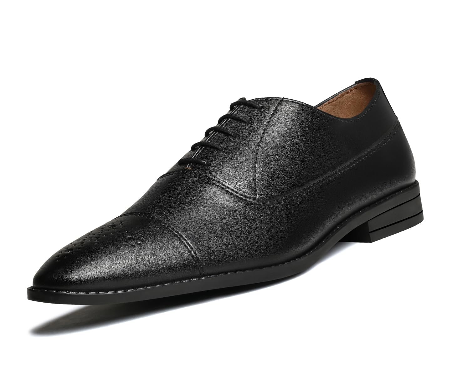 louis stitch Derby Formal Shoes for Men | Lace-Up Cap Toe | Ideal for Business, Casual, Parties (RGCTBB)-picture-22