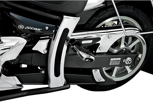 Show Chrome Accessories Cubierta de marco de brazo oscilante de motocicleta cromada 63-211 para Yamaha VStar 950