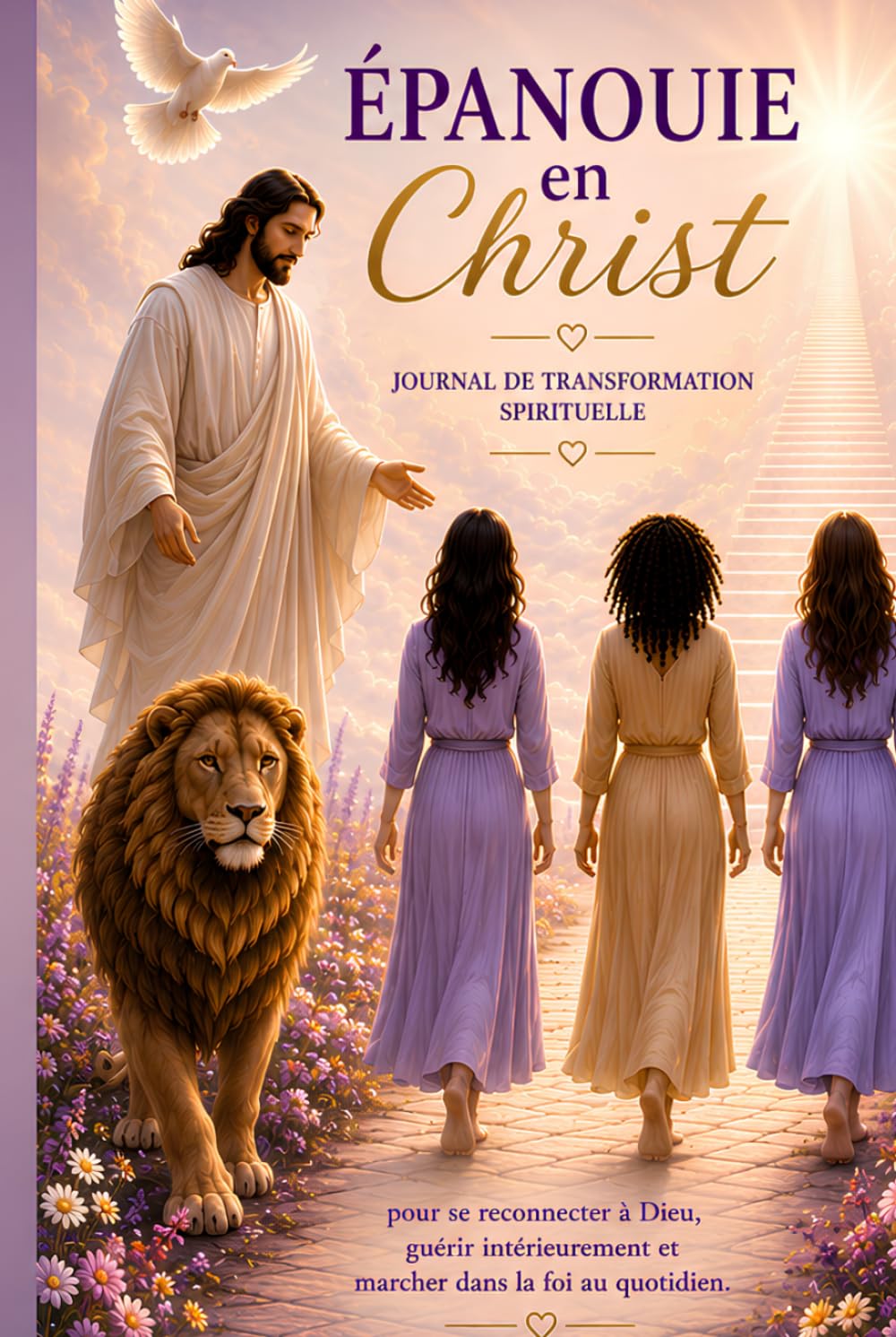Épanouie en Christ: Journal de transformation spirituelle pour se reconnecter à Dieu, guérir intérieurement et avancer avec foi au quotidien (French Edition)