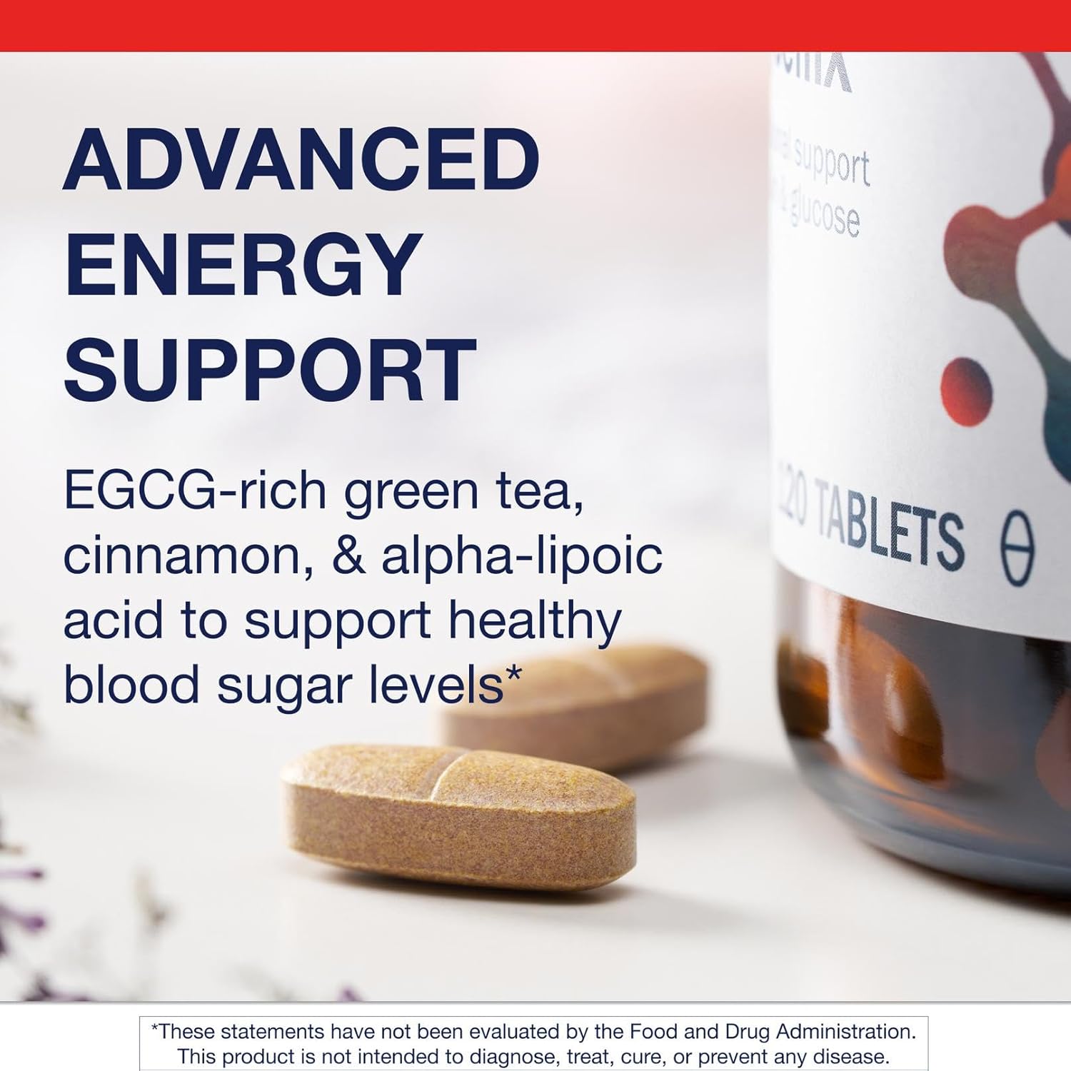 Metagenics MetaGlycemX - 100 mg Alpha-Lipoic Acid - Supports Carbohydrate Metabolism* - Antioxidant Support* - with Green Tea Extract - Non-GMO & Gluten-Free - 120 Count