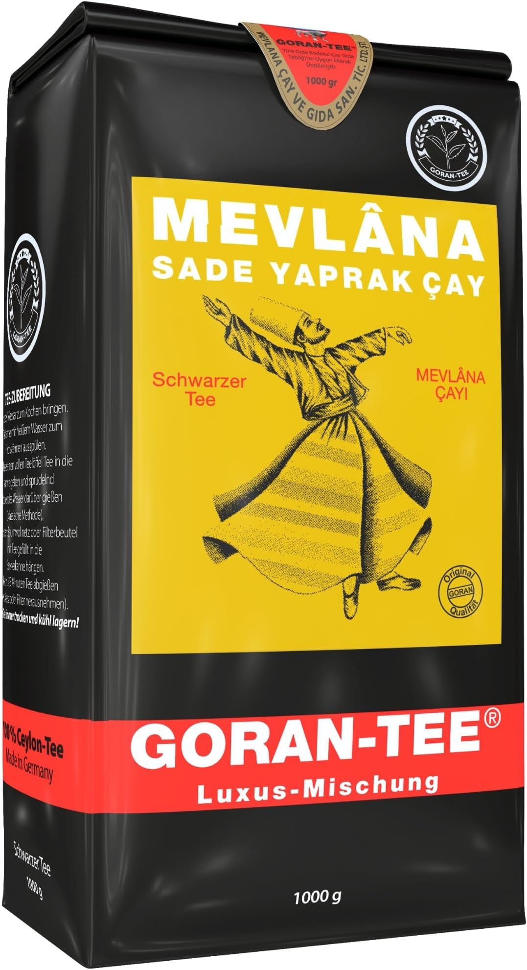 Mevlana Goran Pure Ceylon Tea (1000gr)