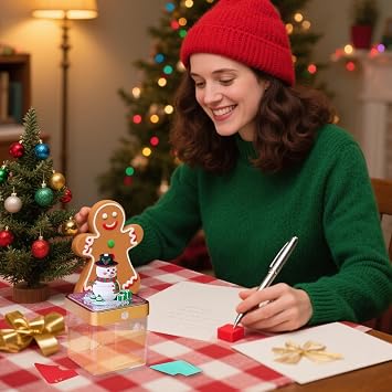 3D Calendar 2026 Paper Carving Art Note Snowman Calendar 2026