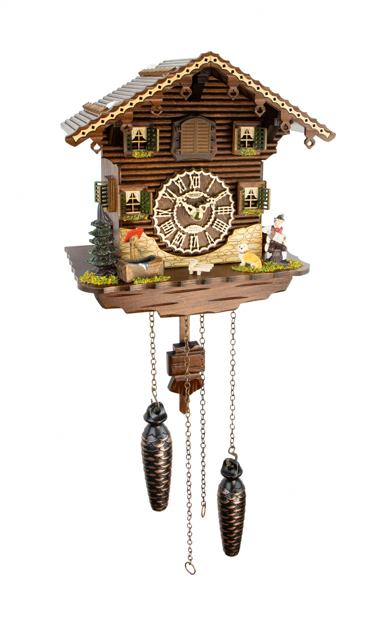 Pendule à coucou Trenkle en quartz pour réchauffer l'ambiance de votre salon boisé
