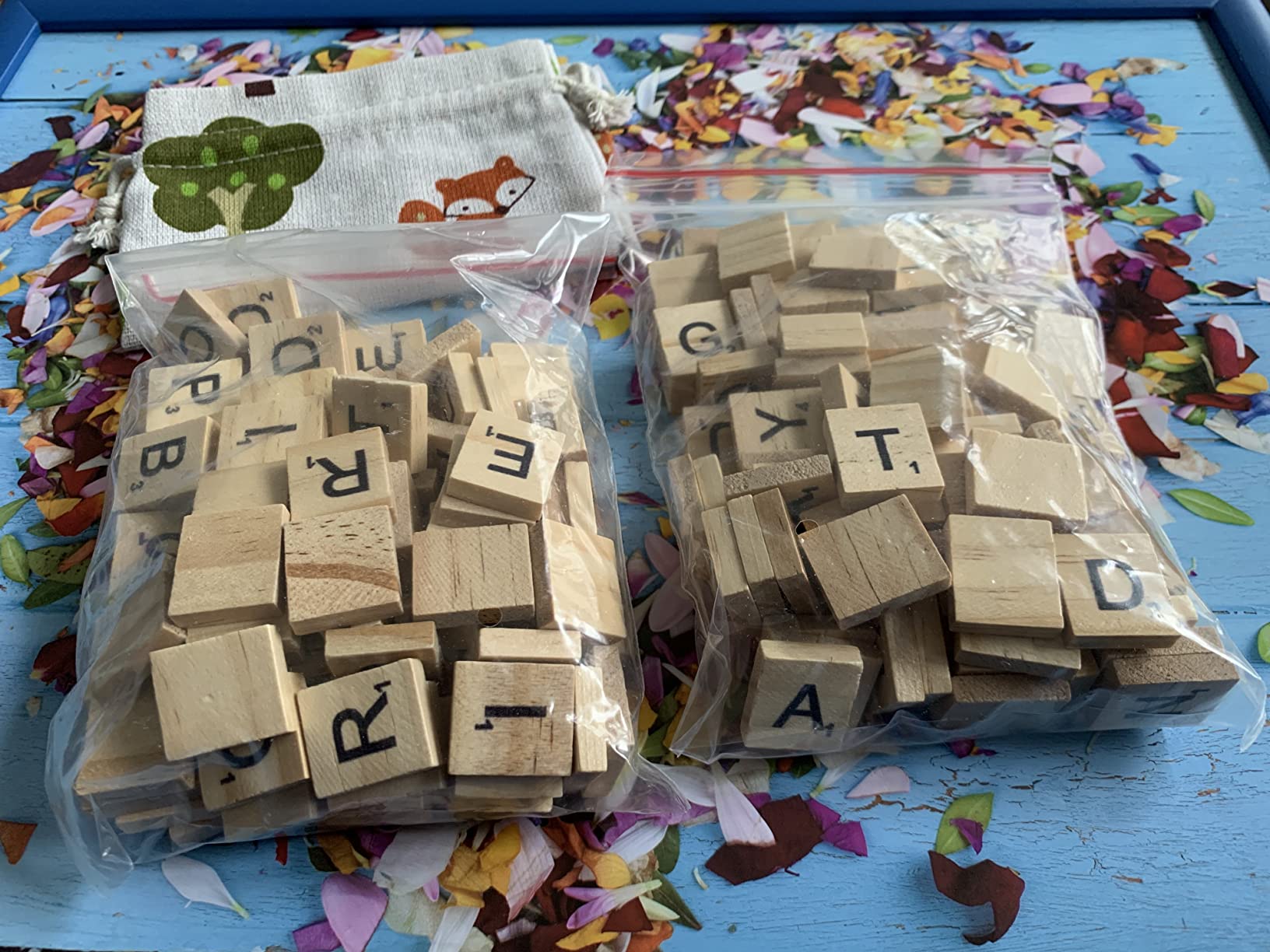 Holz-Buchstaben Set – 100 Teile Alphabet Aus Holz, Für Kinder, Lernen, Basteln Und Spielen