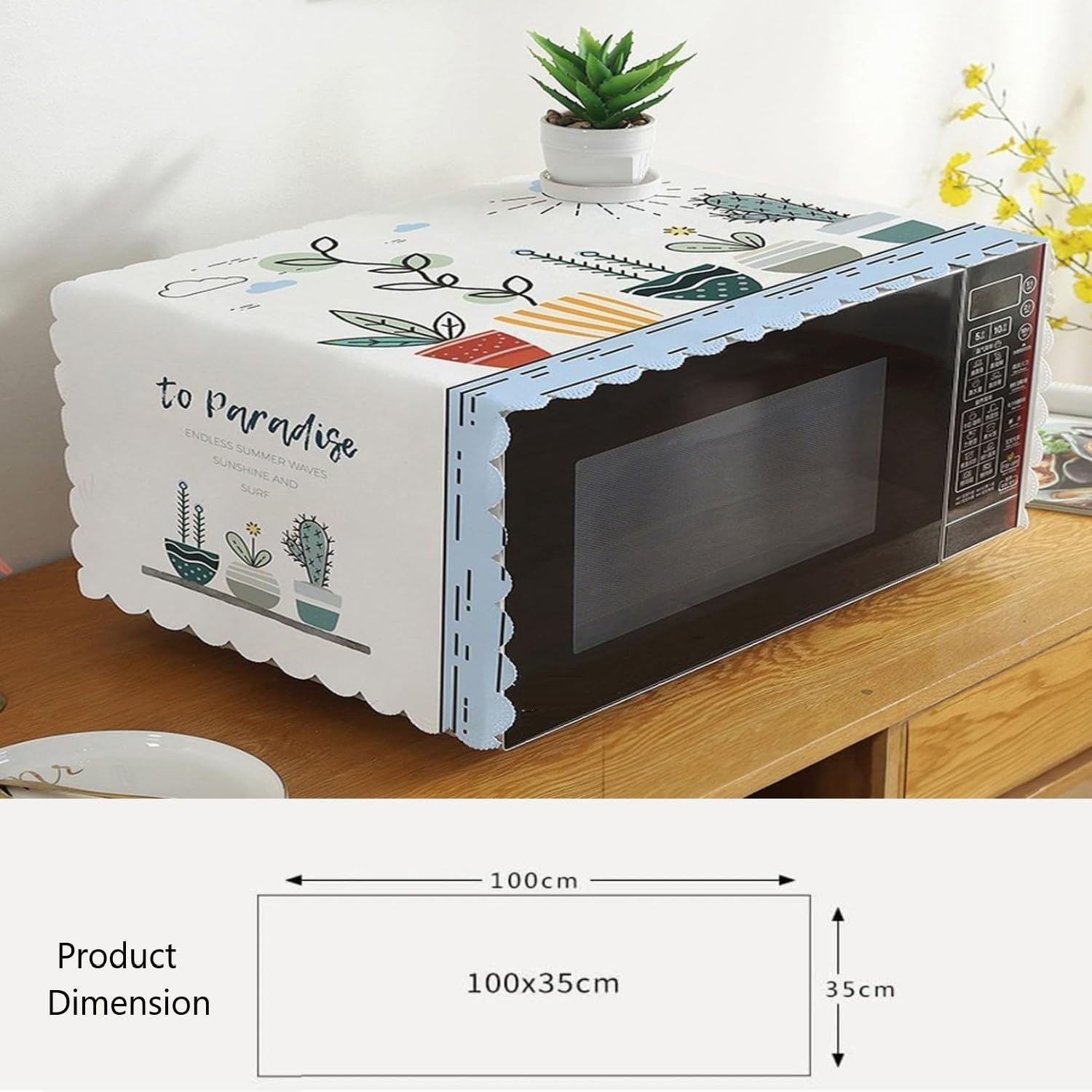 Microwave Cover - Protect & Decorate! -3