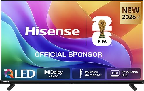 Hisense 40A5S – 40" Full HD LED TV, Smart TV VIDAA U7.6, USB-C Port (Mobile to TV), Dolby Audio & DTS HD, Bluetooth, WiFi, Black - 1
