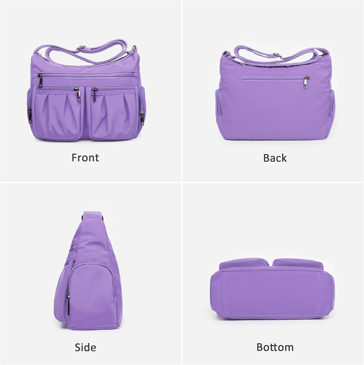 VOLGANIK ROCK Crossbody Purses for Women Shoulder Handbags Lightweight Waterproof Nylon Travel Bag Ladies Pocketbooks - Image 4