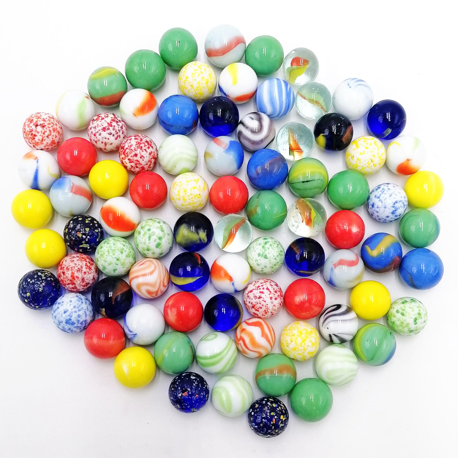Biglie Di Vetro Piatte Miste - 0,5 Kg (circa 100 Pezzi) - Trasparente, Ambra, Nero - Per Vasi E Acquari