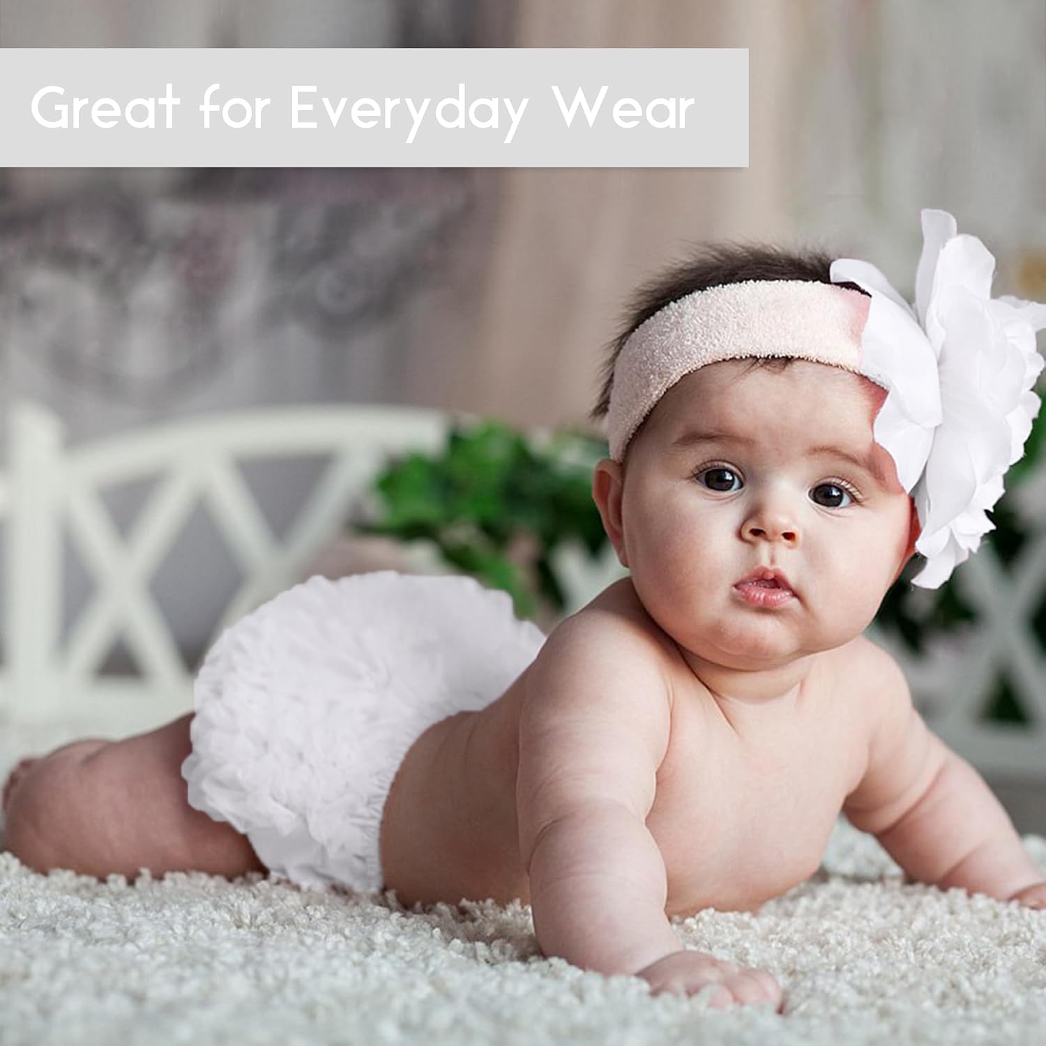 Baby Girl Lace Ruffle Diaper Cover Bloomer for Infant Girls Newborn Cotton Tutu Shorts Briefs Panties